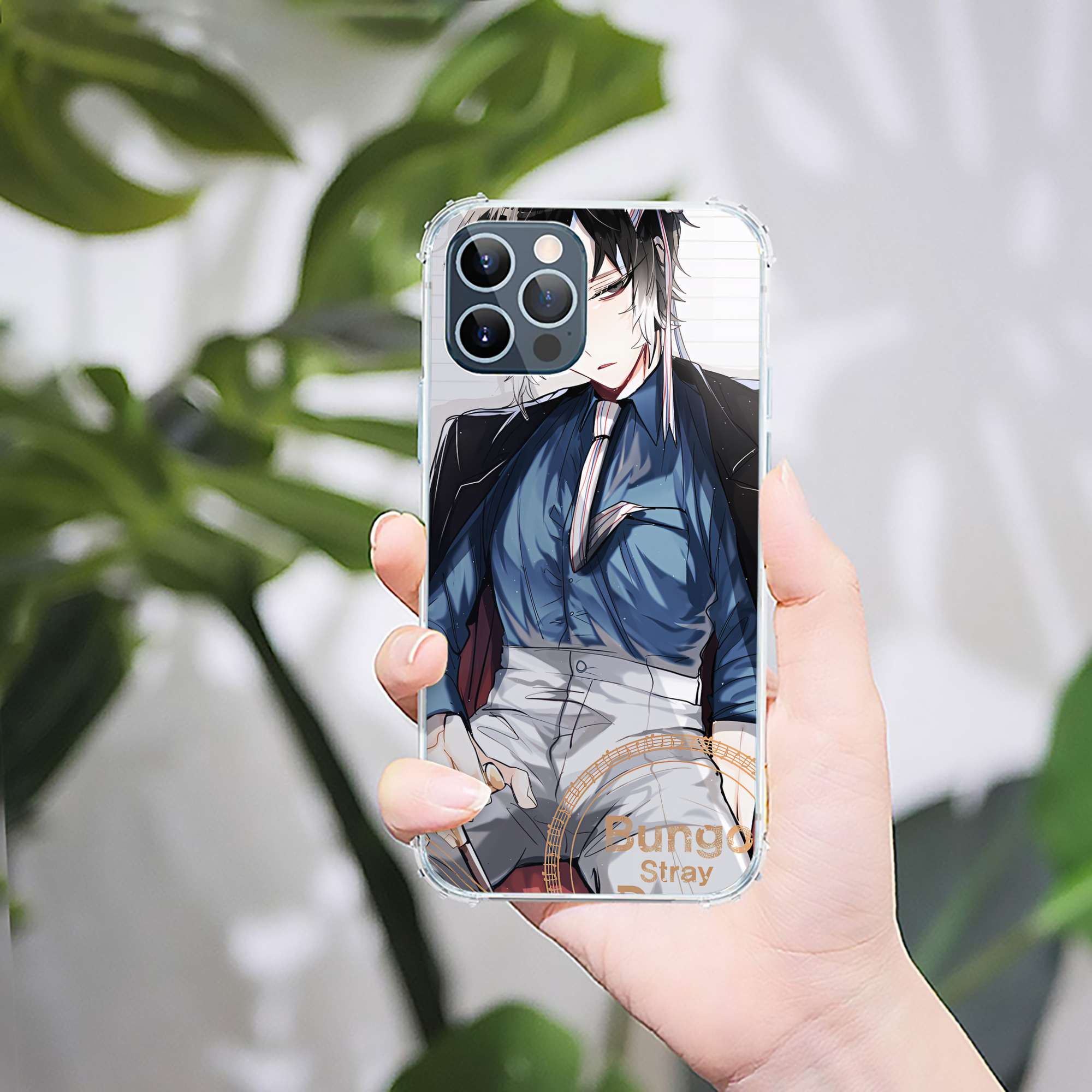 （画像用） 文豪ストレイドッグス Bungo Stray Dogs 【iPhone 12シリーズ対応】透明スマホケース（クリアソフトケース）